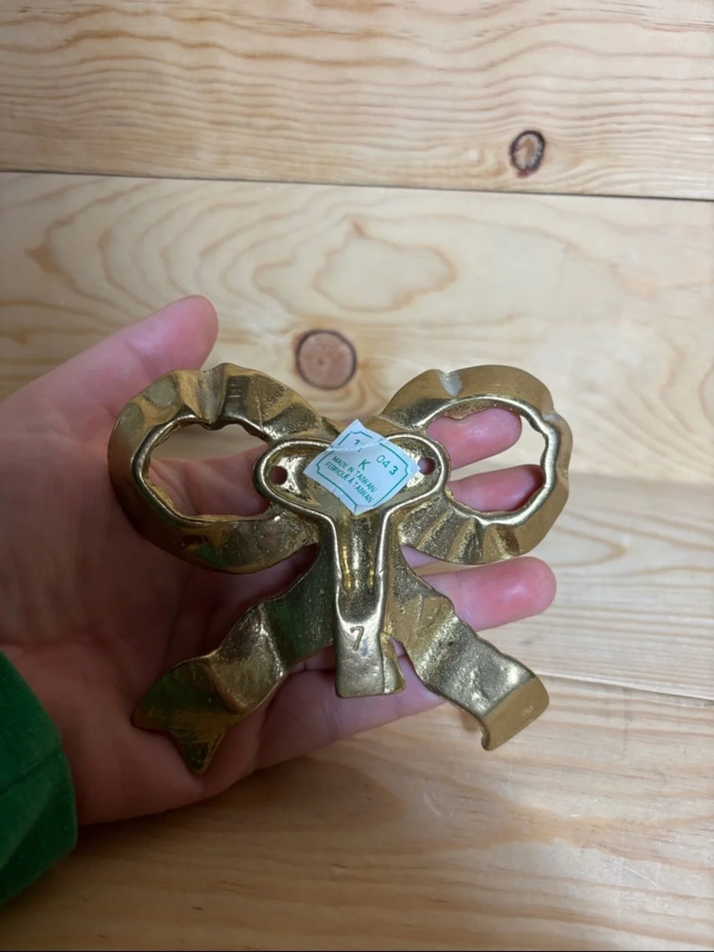 Vintage brass‎ bow hook